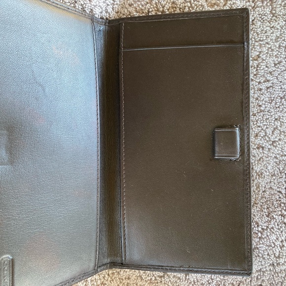 Monogram Coach Checkbook Cover - Picture 8 of 8